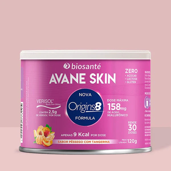 Avane Skin Biosanté - Colágeno Verisol em pó com ácido hialurônico 158mg, 120g