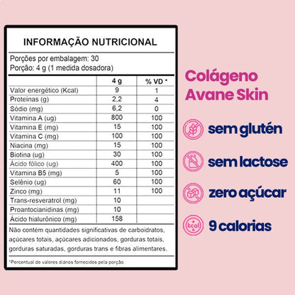 Colágeno Verisol Avane Skin 2 potes 2026