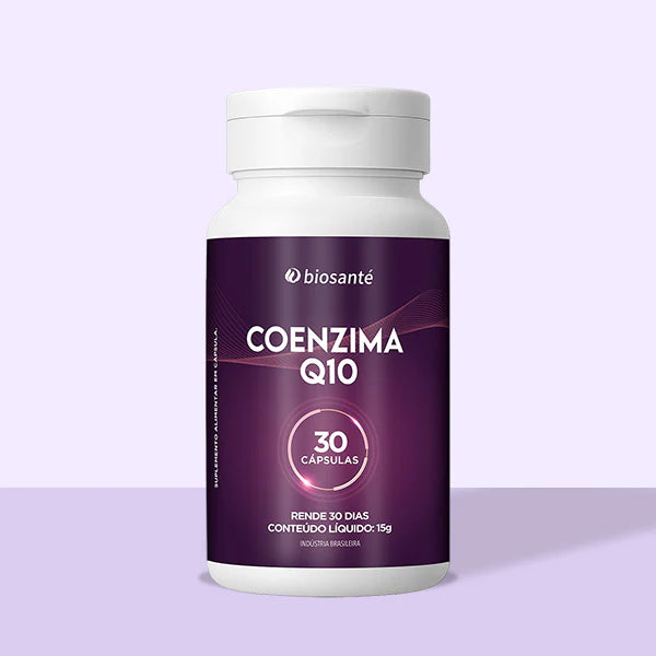 Coenzima Q10 Biosanté - Suplemento de ubiquinona 100mg por dose, 30 cápsulas 