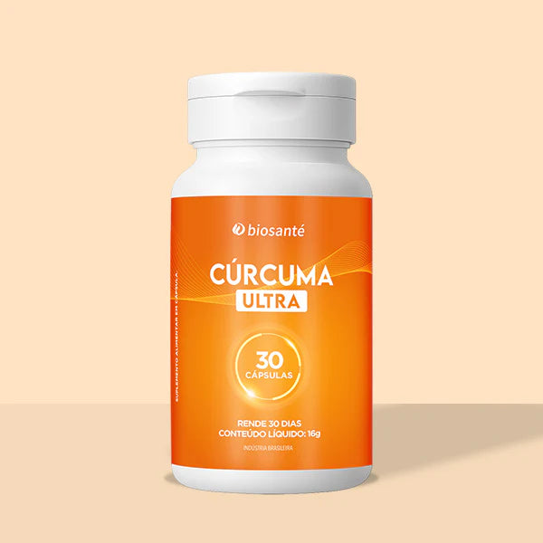Cúrcuma Ultra Biosanté - Suplemento de curcumina longa com selênio, 30 cápsulas